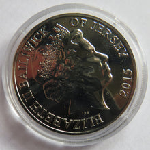 Load image into Gallery viewer, 2015 Jersey £5 Commemorative Coin Winston Churchill
