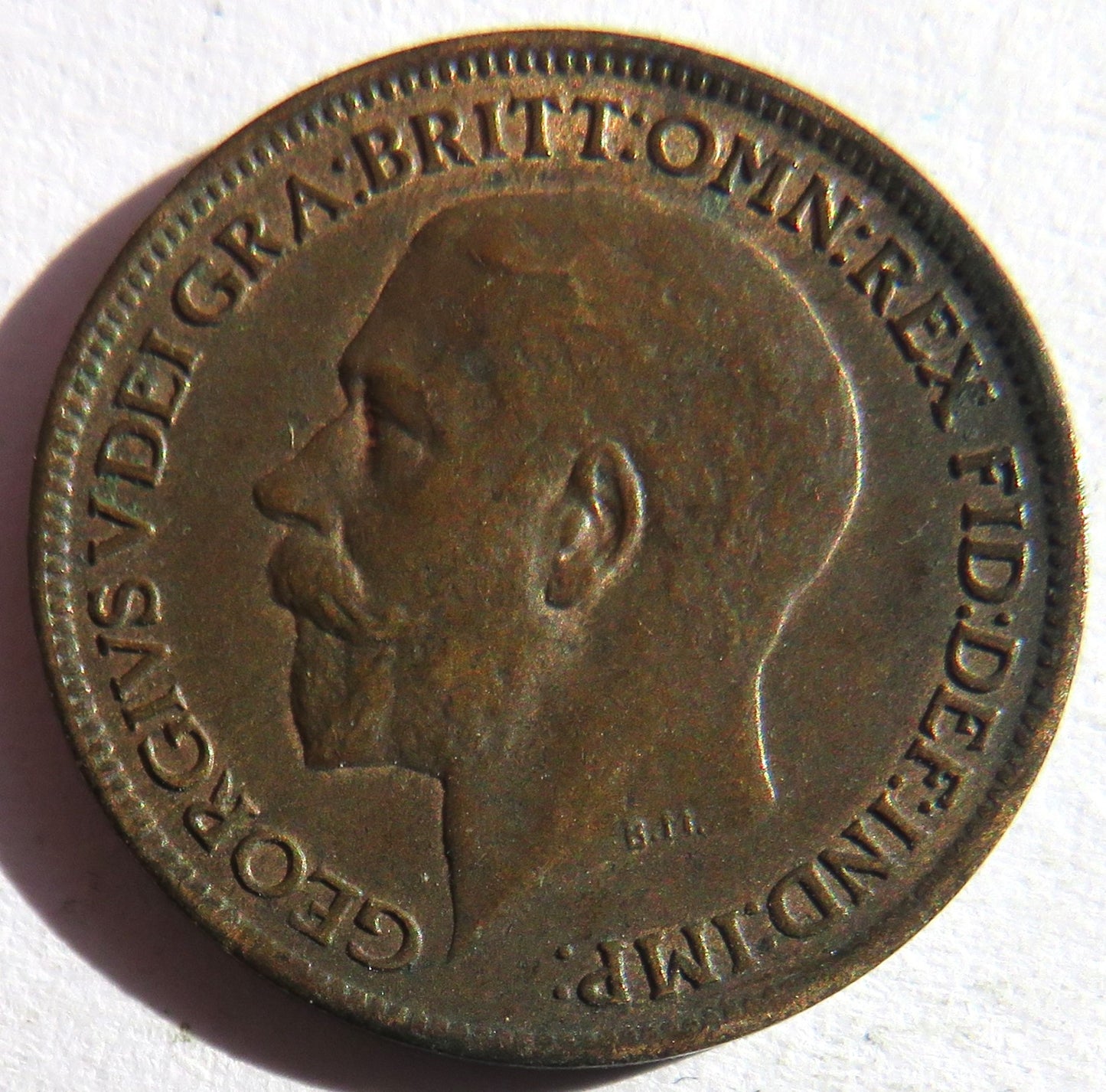 1919 King George V Farthing Coin In Better Grade - Great Britain