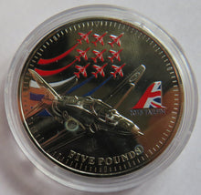 Load image into Gallery viewer, 2015 Jersey £5 Commemorative Coin Red Arrows
