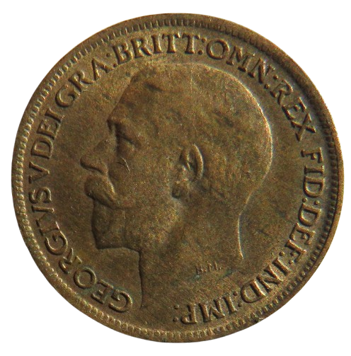 1918 King George V Farthing Coin In Higher Grade - Great Britain