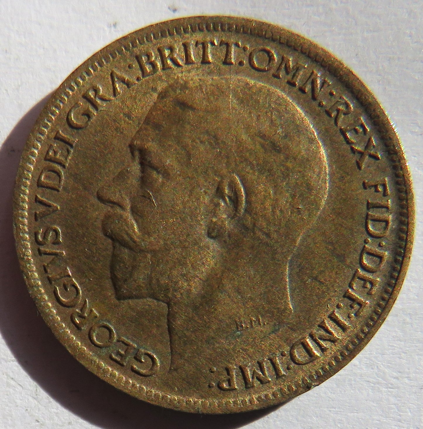 1918 King George V Farthing Coin In Higher Grade - Great Britain