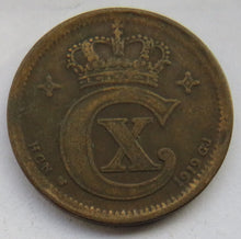 Load image into Gallery viewer, 1919 Denmark 5 Ore Coin
