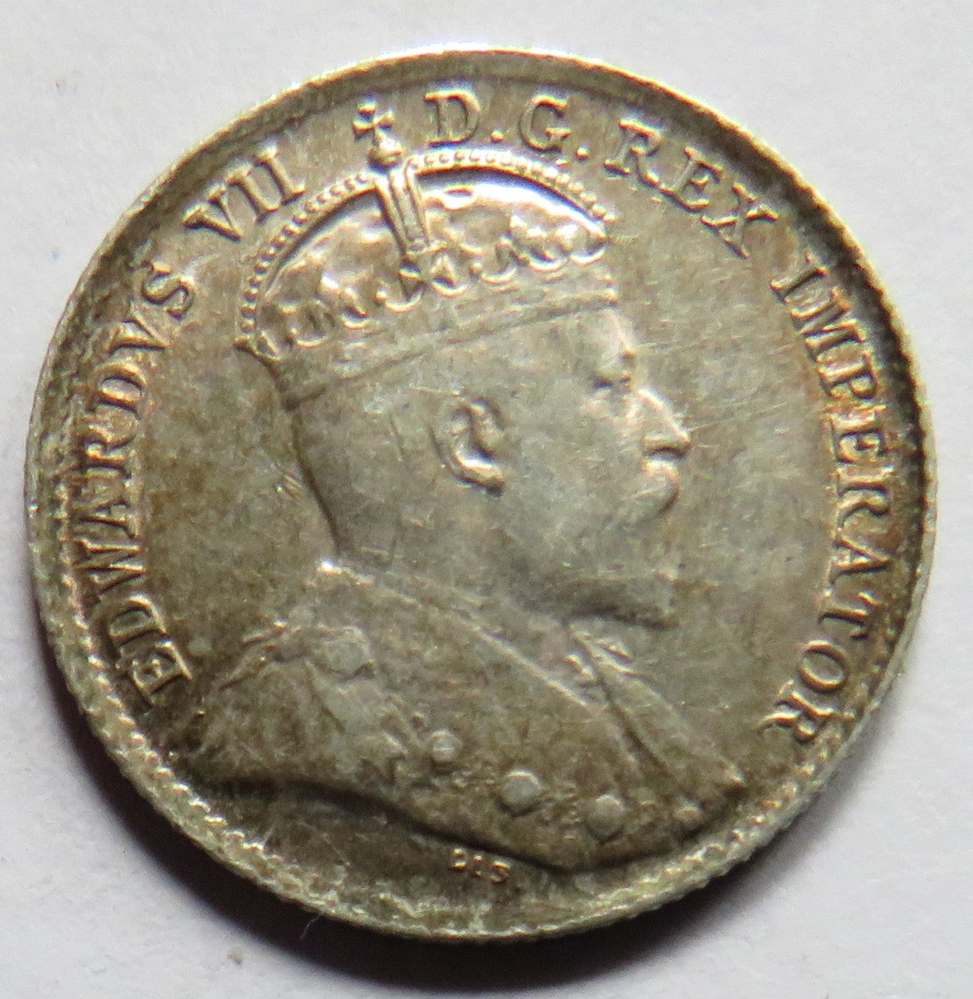 1902 King Edward VII Canada Silver 5 Cents Coin Higher Grade