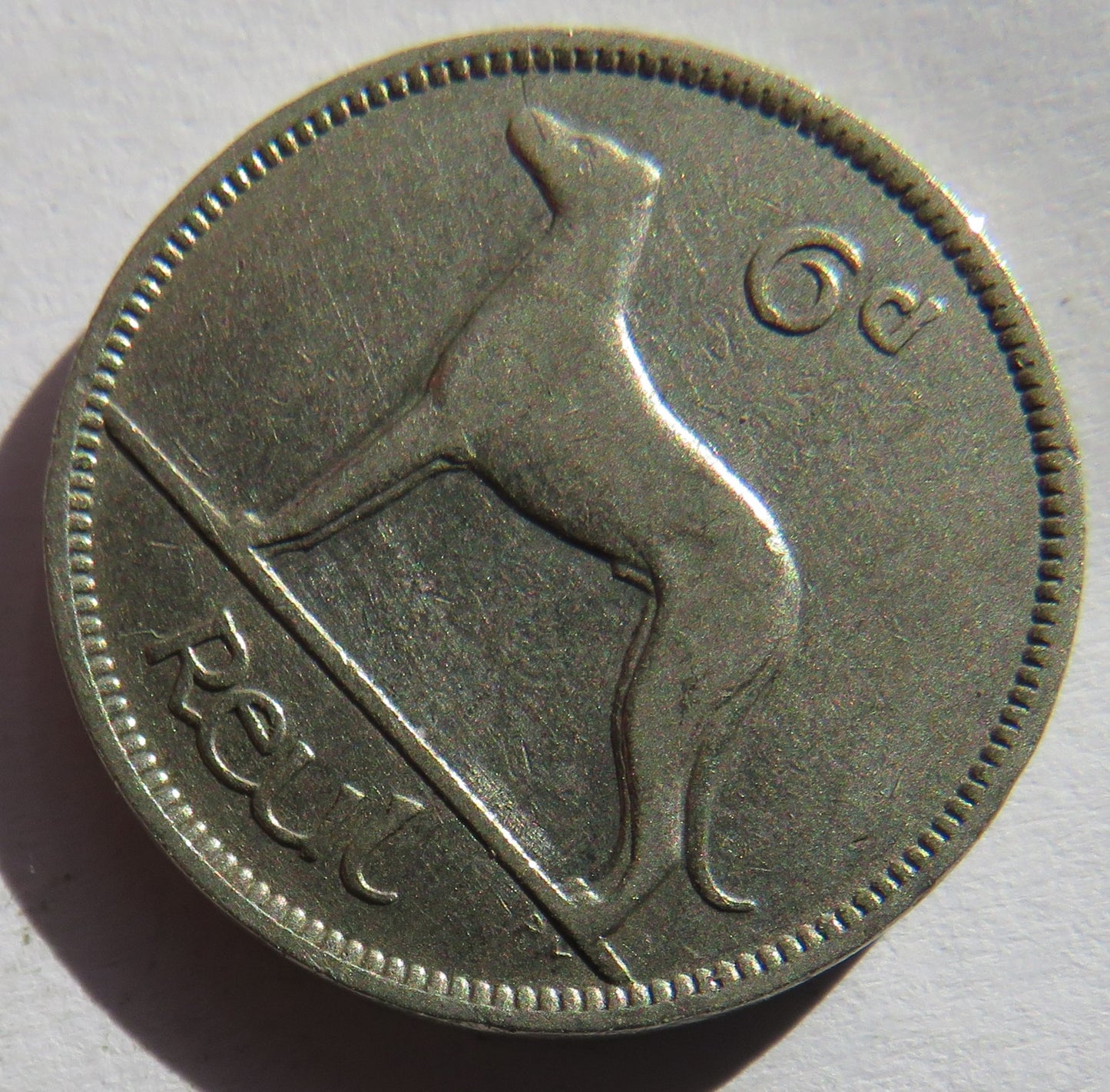 1939 Ireland Sixpence Coin