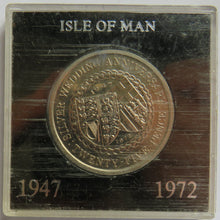 Load image into Gallery viewer, 1947-1972 Isle of Man Cased One Crown Coin
