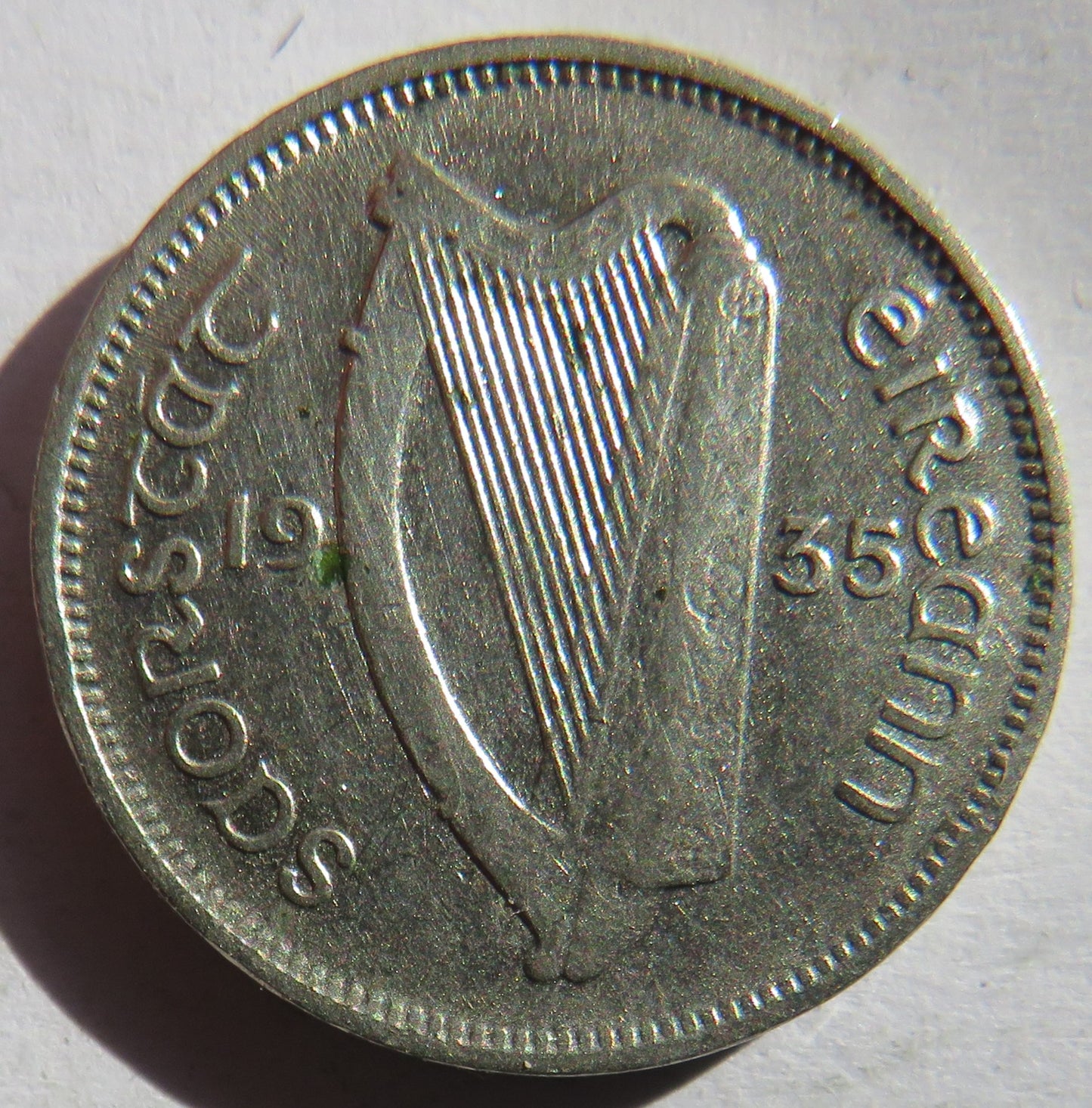 1935 Ireland Sixpence Coin