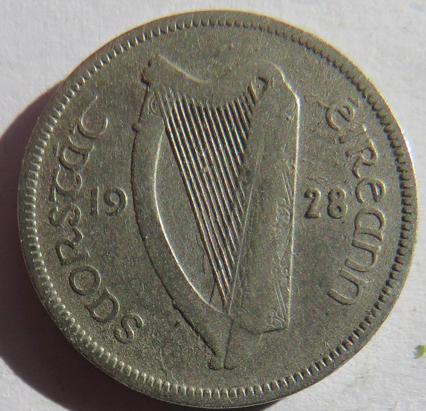 1928 Ireland Sixpence Coin