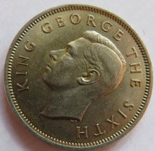 Load image into Gallery viewer, 1950 King George VI New Zealand Florin Coin In Higher Grade
