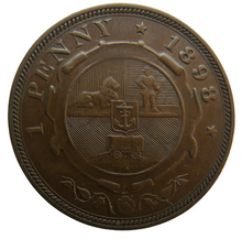 Load image into Gallery viewer, 1898 South Africa One Penny Coin
