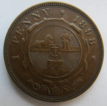 Load image into Gallery viewer, 1898 South Africa One Penny Coin
