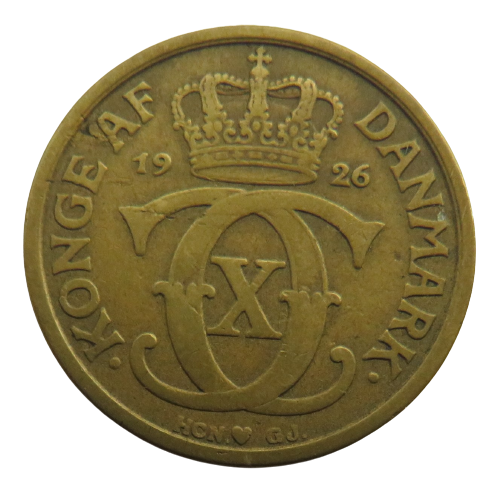 1926 Demark One Krone Coin