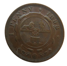 Load image into Gallery viewer, 1898 South Africa One Penny Coin
