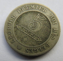 Load image into Gallery viewer, 1862 Belgium 5 Centimes Coin
