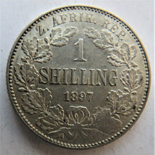 Load image into Gallery viewer, 1897 South Africa Silver Shilling Coin In Higher Grade
