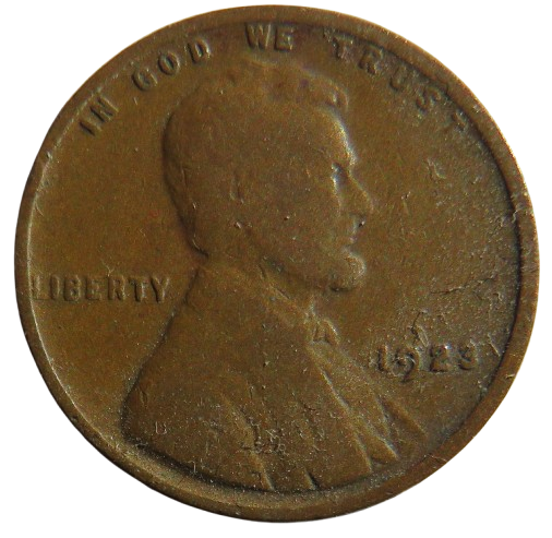 1923 USA Lincoln One Cent Coin