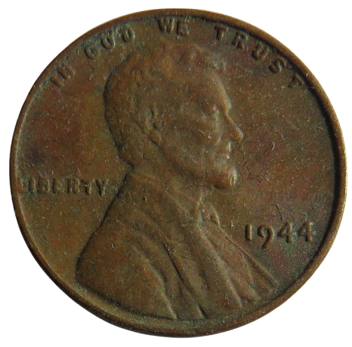 1944 USA Lincoln One Cent Coin