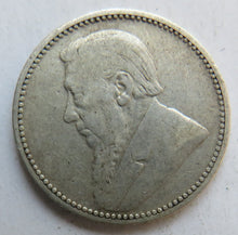 Load image into Gallery viewer, 1896 South Africa ZAR Silver Sixpence Coin
