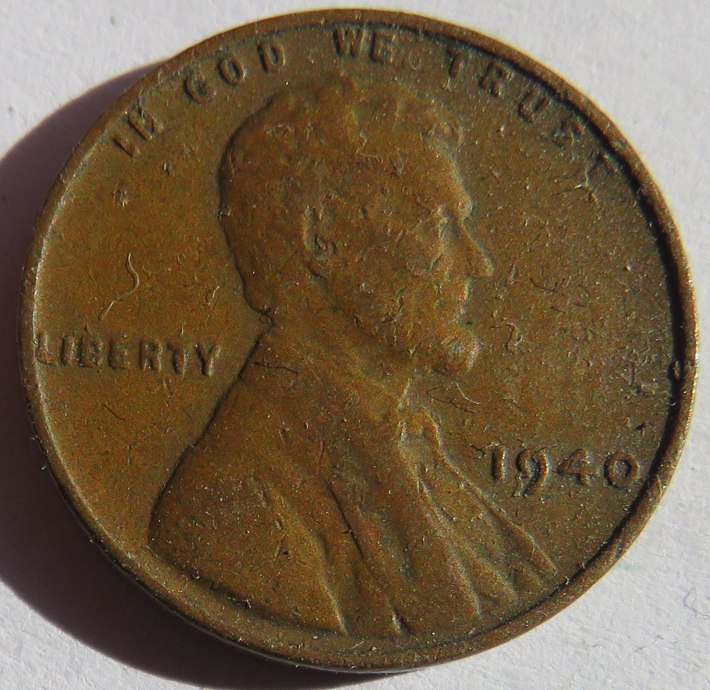 1940 USA Lincoln One Cent Coin