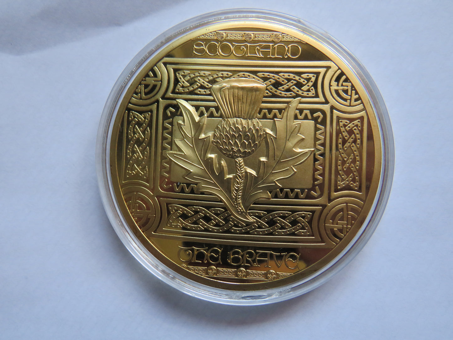 Large Commemorative Coin / Medal Scotland The Brave