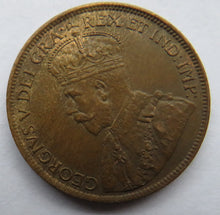 Load image into Gallery viewer, 1919 King George V Canada One Cent Coin In Higher Grade
