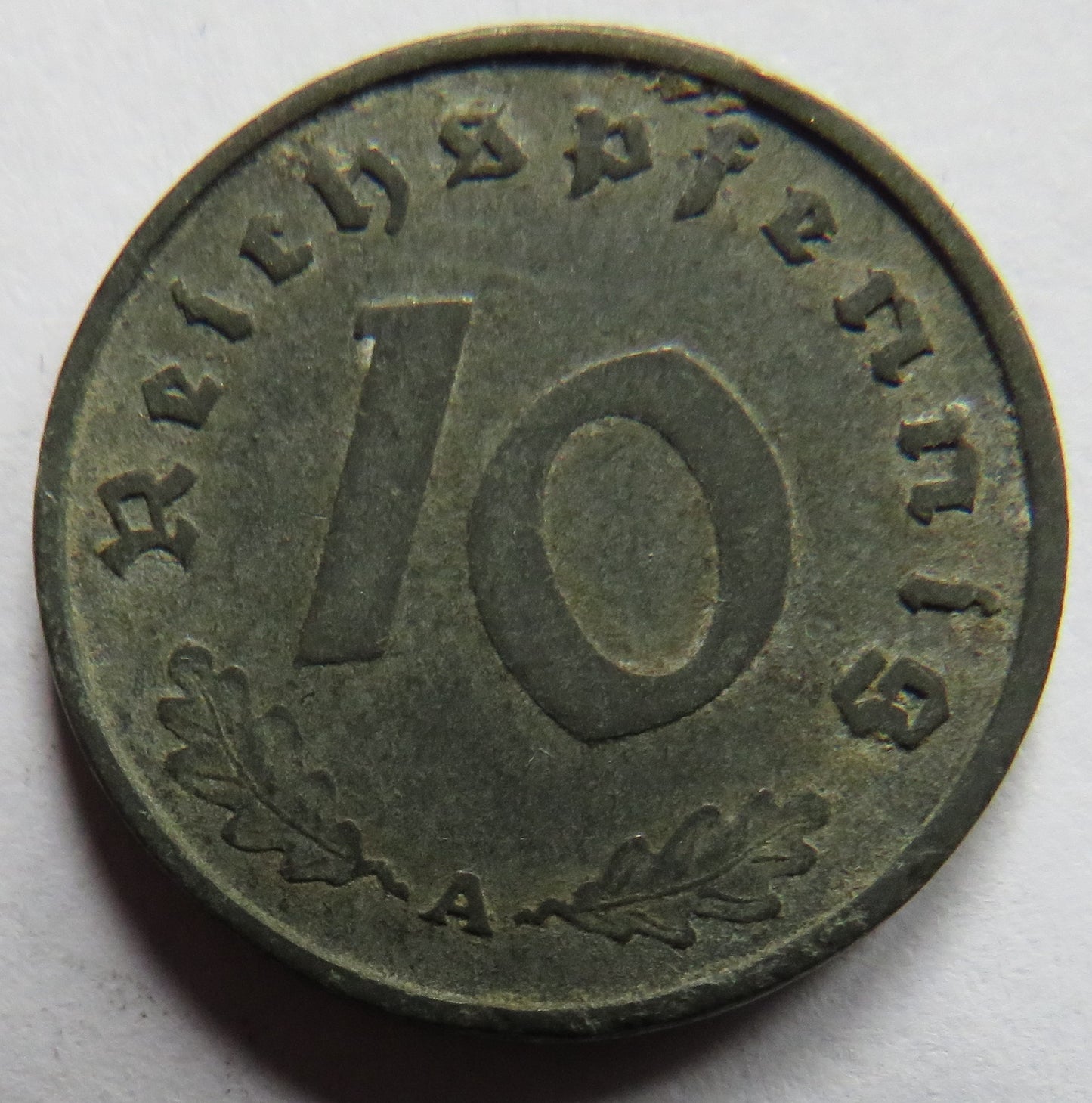 1941-A Germany 10 Reichspfennig Coin - WWII