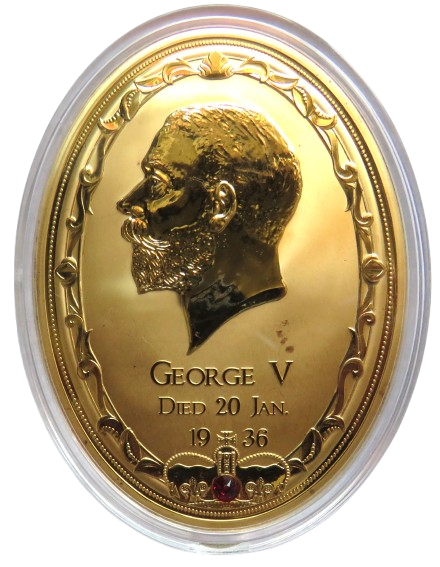 1936 The Year of The Three Kings George V Large Commemorative Coin / Medal