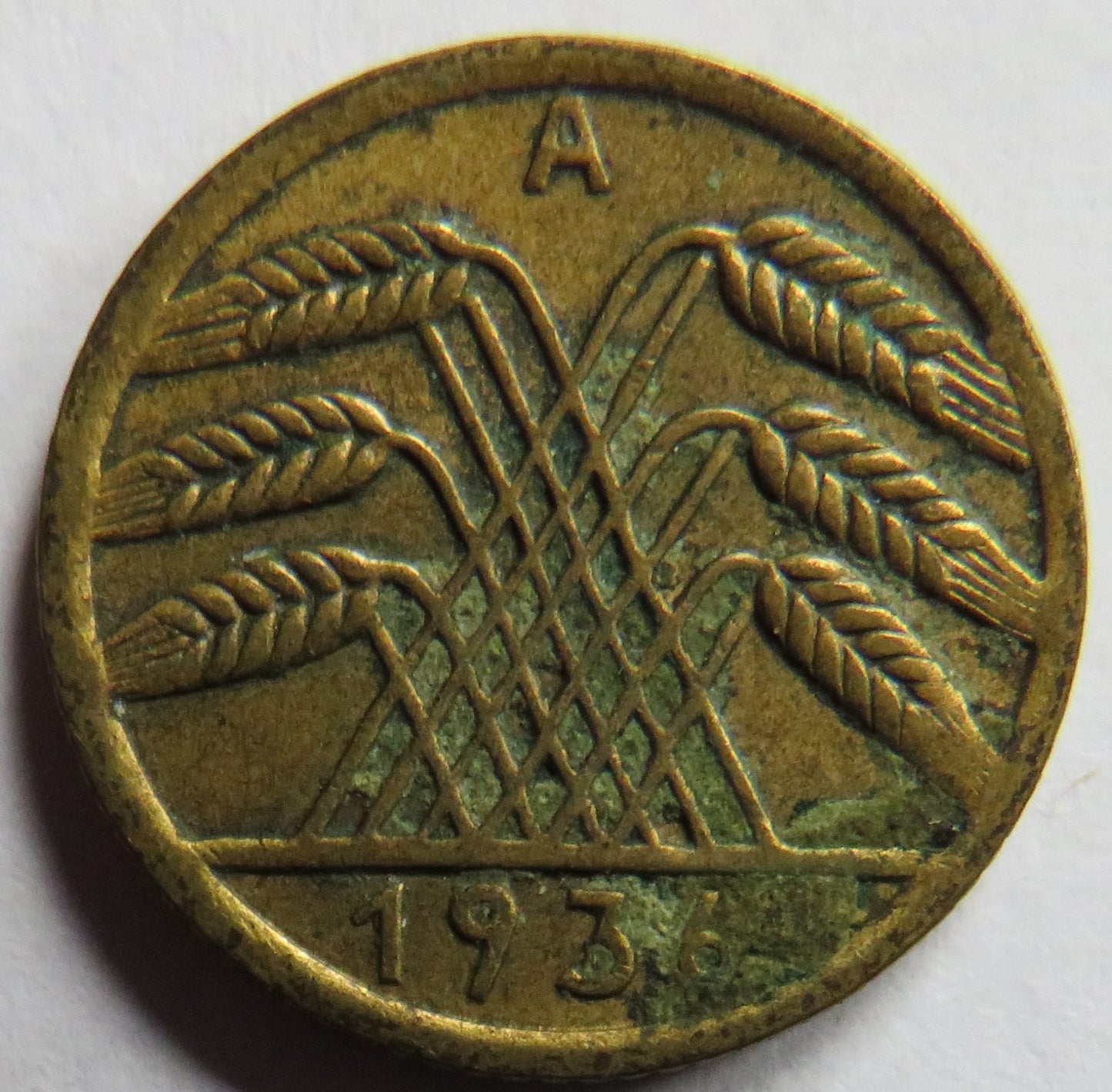 1936-A Germany - Weimar Republic 5 Reichspfennig Coin