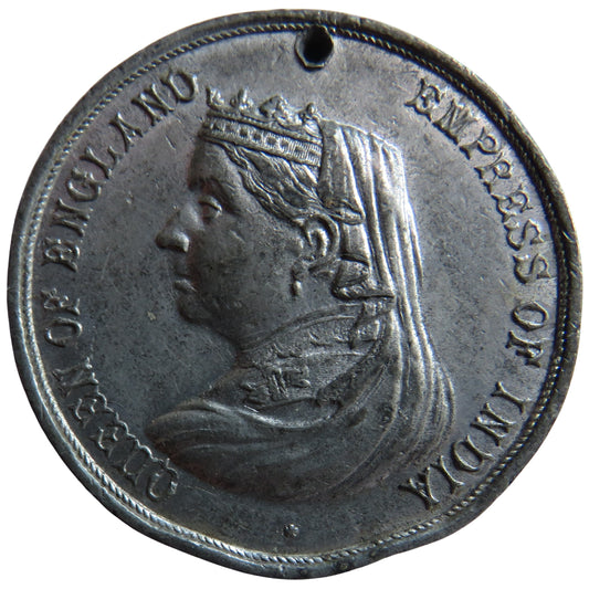 1887 Queen Victoria Queen of England Empress of India Jubilee Medal