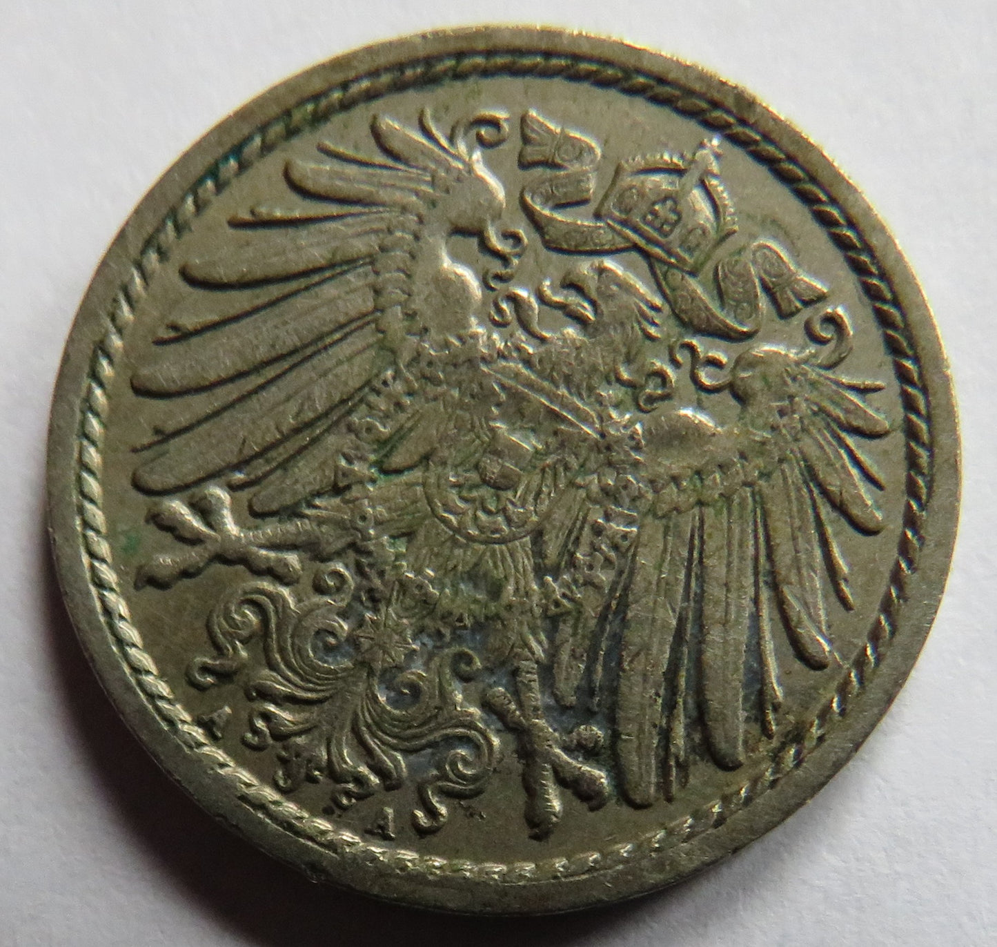 1913-A Germany 5 Pfennig Coin