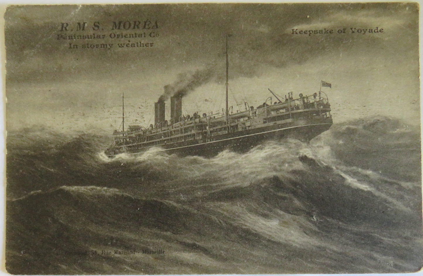 Vintage Postcard of R.M.S. Morea