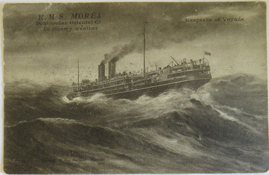 Vintage Postcard of R.M.S. Morea