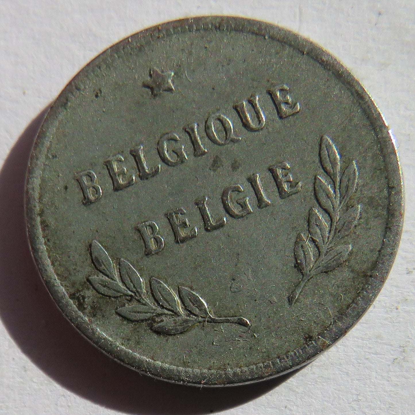 1944 Belgium 2 Francs Coin