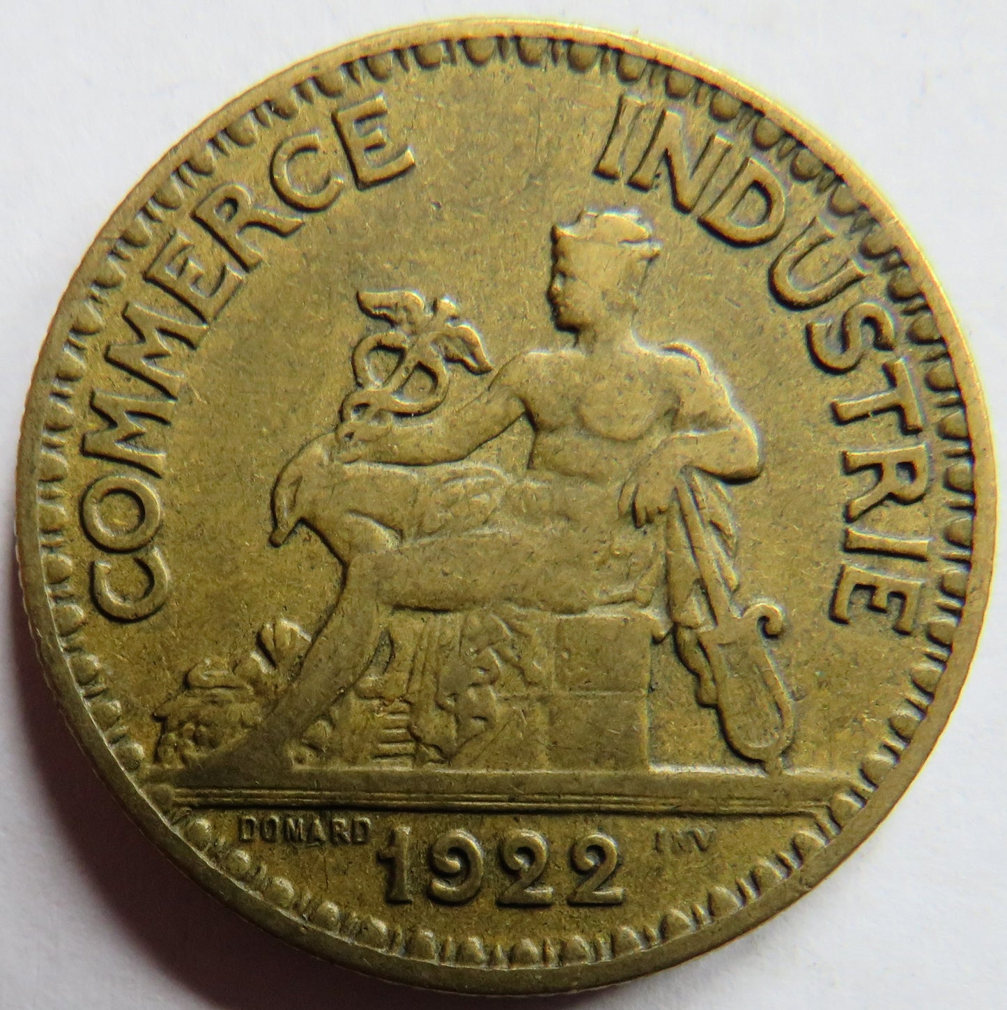 1922 France 2 Francs Coin