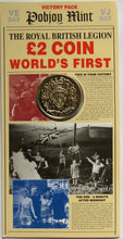 Load image into Gallery viewer, 1995 Isle of Man The Royal British Legion £2 Coin Presentation Pack
