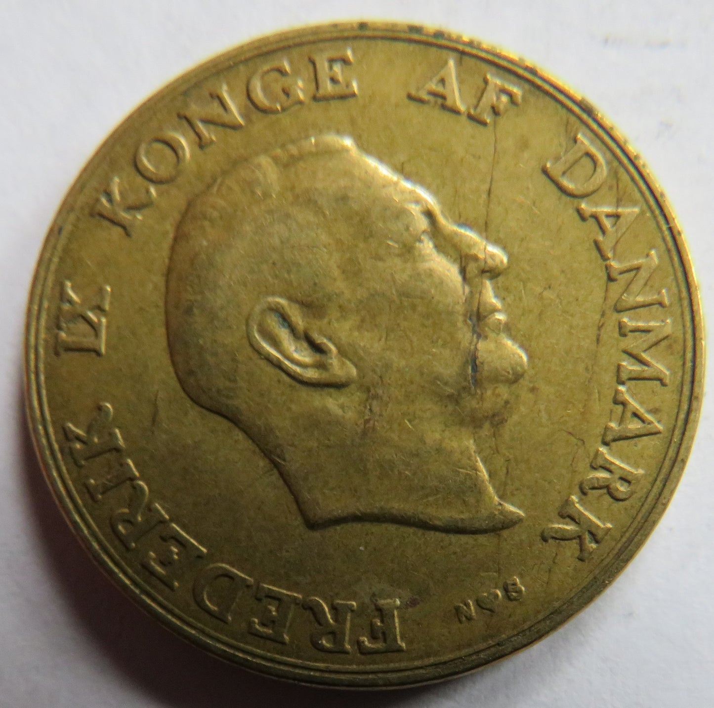 1948 Denmark One Krone Coin