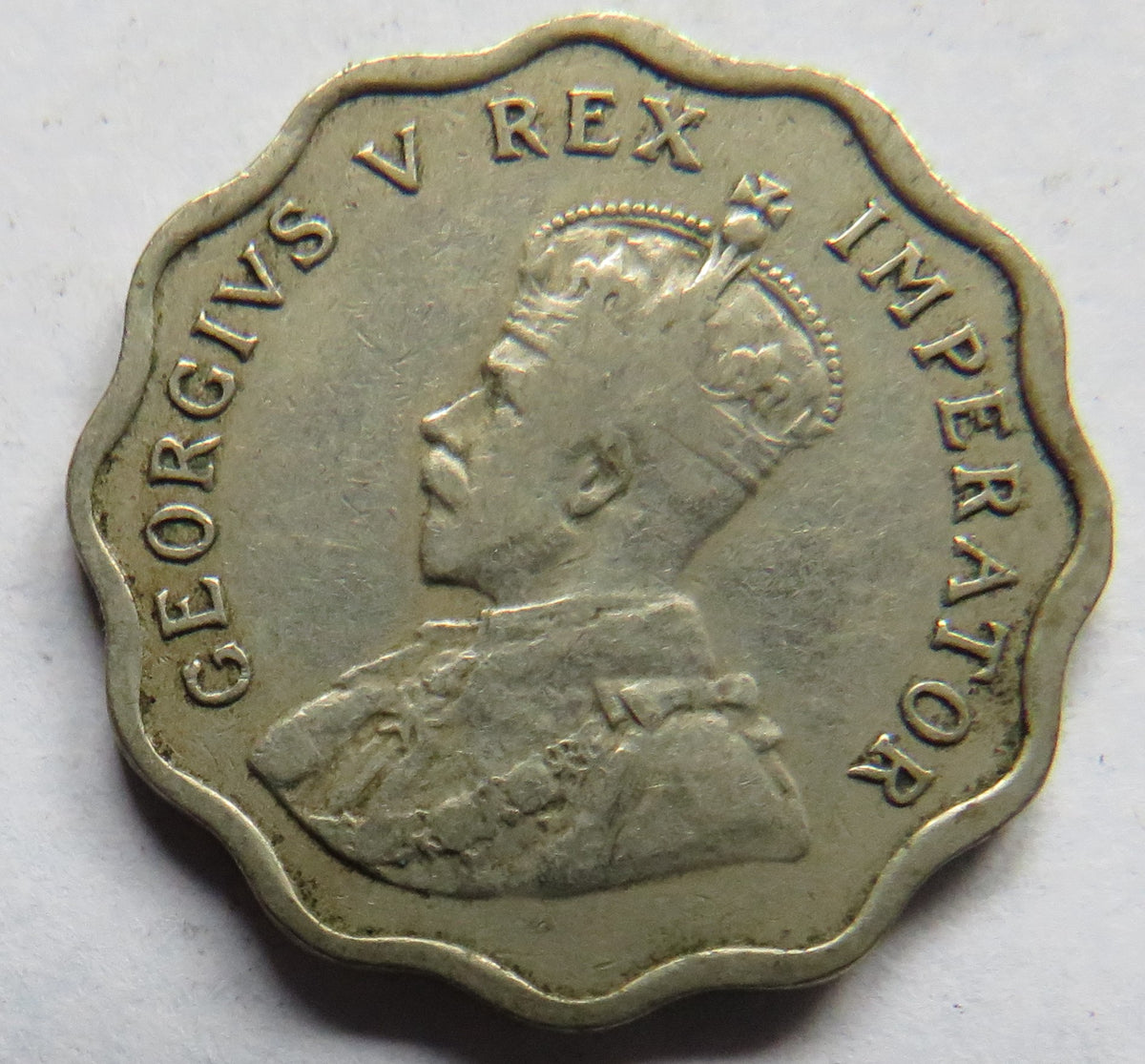 1934 King George V Cyprus 1/2 Piastre Coin
