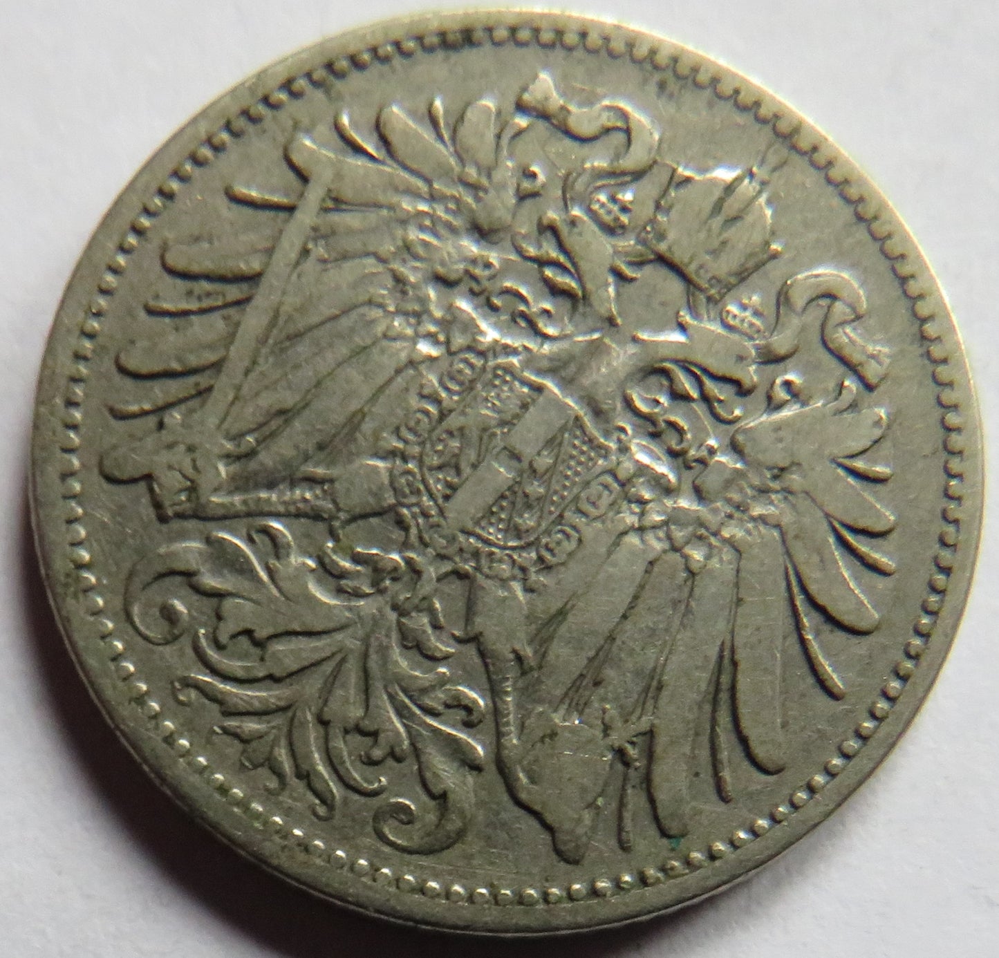 1894 Austria 20 Heller Coin