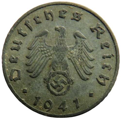 1941-A Germany - Third Reich 5 Reichspfennig Coin