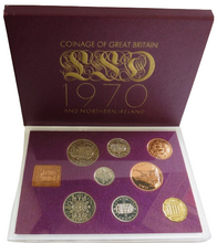 Load image into Gallery viewer, 1970 Coinage of Great Britain &amp; Northern Ireland Proof Set
