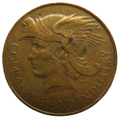 1924 British Empire Exhibition Medal - Commerce and Industry