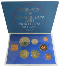 Load image into Gallery viewer, 1977 Coinage of Great Britain &amp; Northern Ireland Proof Set
