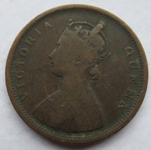 Load image into Gallery viewer, 1862 Queen Victoria India 1/2 Anna Coin
