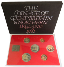 Load image into Gallery viewer, 1981 Coinage of Great Britain &amp; Northern Ireland Proof Set
