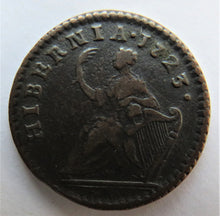 Load image into Gallery viewer, 1723 William Woods Ireland / Colonial America Farthing Coin
