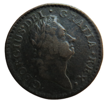 Load image into Gallery viewer, 1723 William Woods Ireland / Colonial America Farthing Coin
