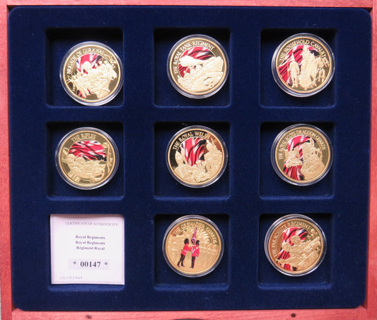 The Royal Regiments Commemorative Coin / Medal Set 2021 image 1