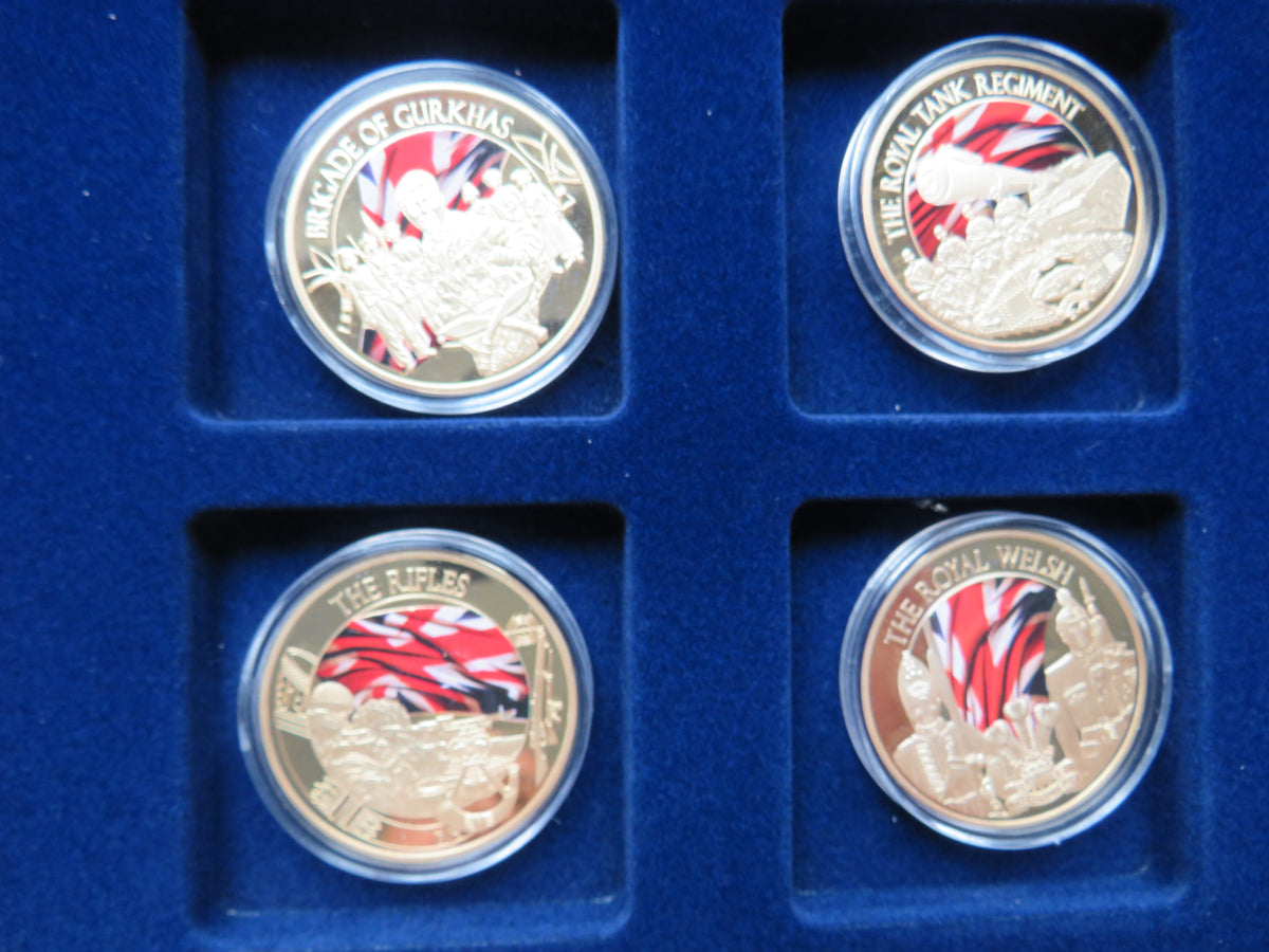 The Royal Regiments Commemorative Coin / Medal Set 2021