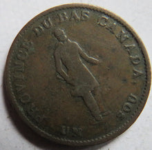 Load image into Gallery viewer, 1837 Canada Halfpenny Bank Token
