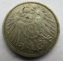 Load image into Gallery viewer, 1901-J Germany Silver One Mark Coin
