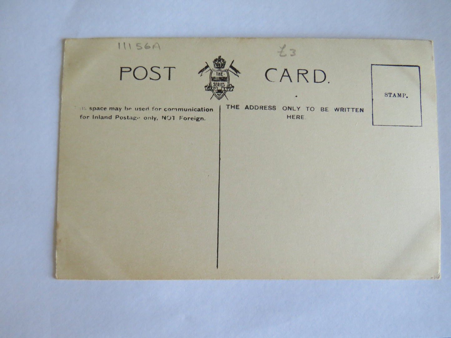 Antique Postcard of H.M.S. Hannibal, Battleship 14,900 Tons